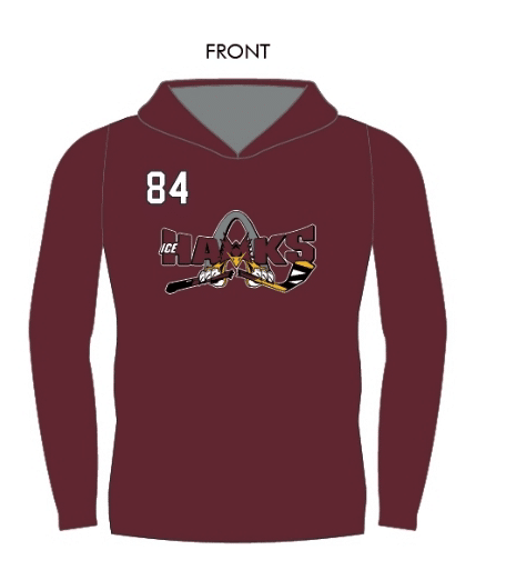 Ice Hawks Dri-Fit T-Shirt Hoodie