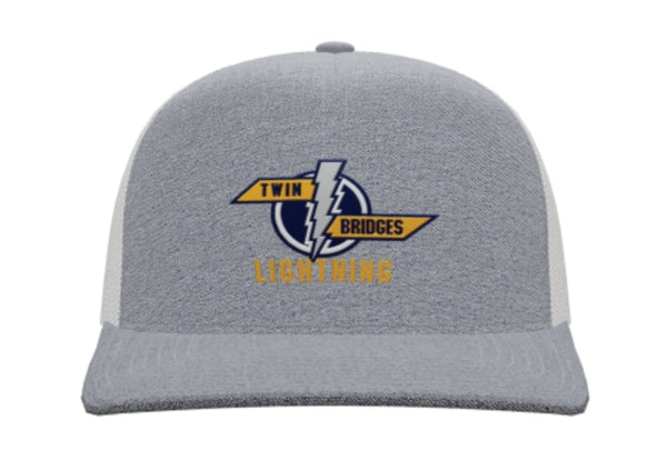 Pacific 110C TBL Heather Grey/White Snapback Hat