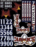 Ice Hawks Player Decal Kit