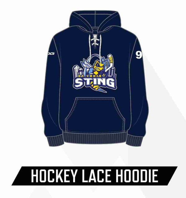 St. Louis Sting JOG Hockey Lace Hoodie