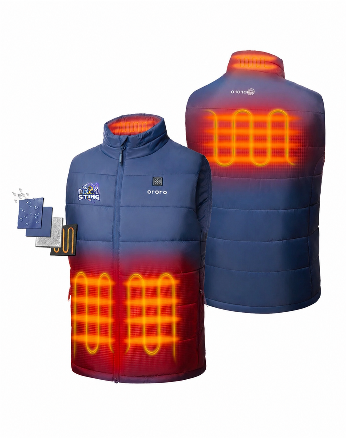 Sting Ororo Men's Classic Heated Vest