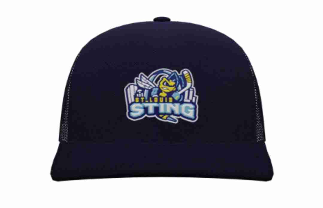 Sting Pacific 104C Trucker Snapback Hat-Navy/Navy