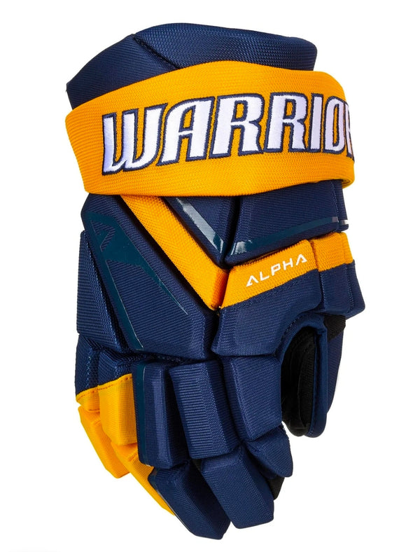 TBL Warrior Alpha LX3T Navy/Gold Gloves