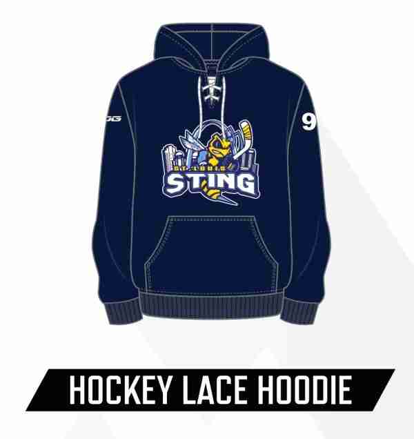 St. Louis Sting JOG Hockey Lace Hoodie