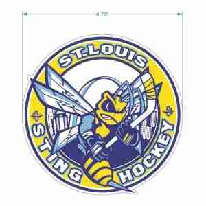 St. Louis Sting Car Decal / Window Sticker