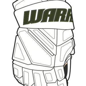 Blues Warriors White/OD Green Gloves