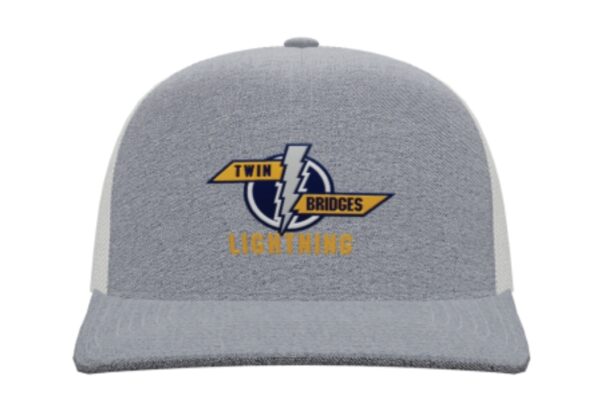 Pacific 110C TBL Heather Grey/White Snapback Hat