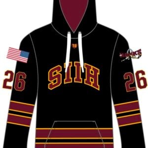 Ice Hawks SIIH Black Fleece Hoodie