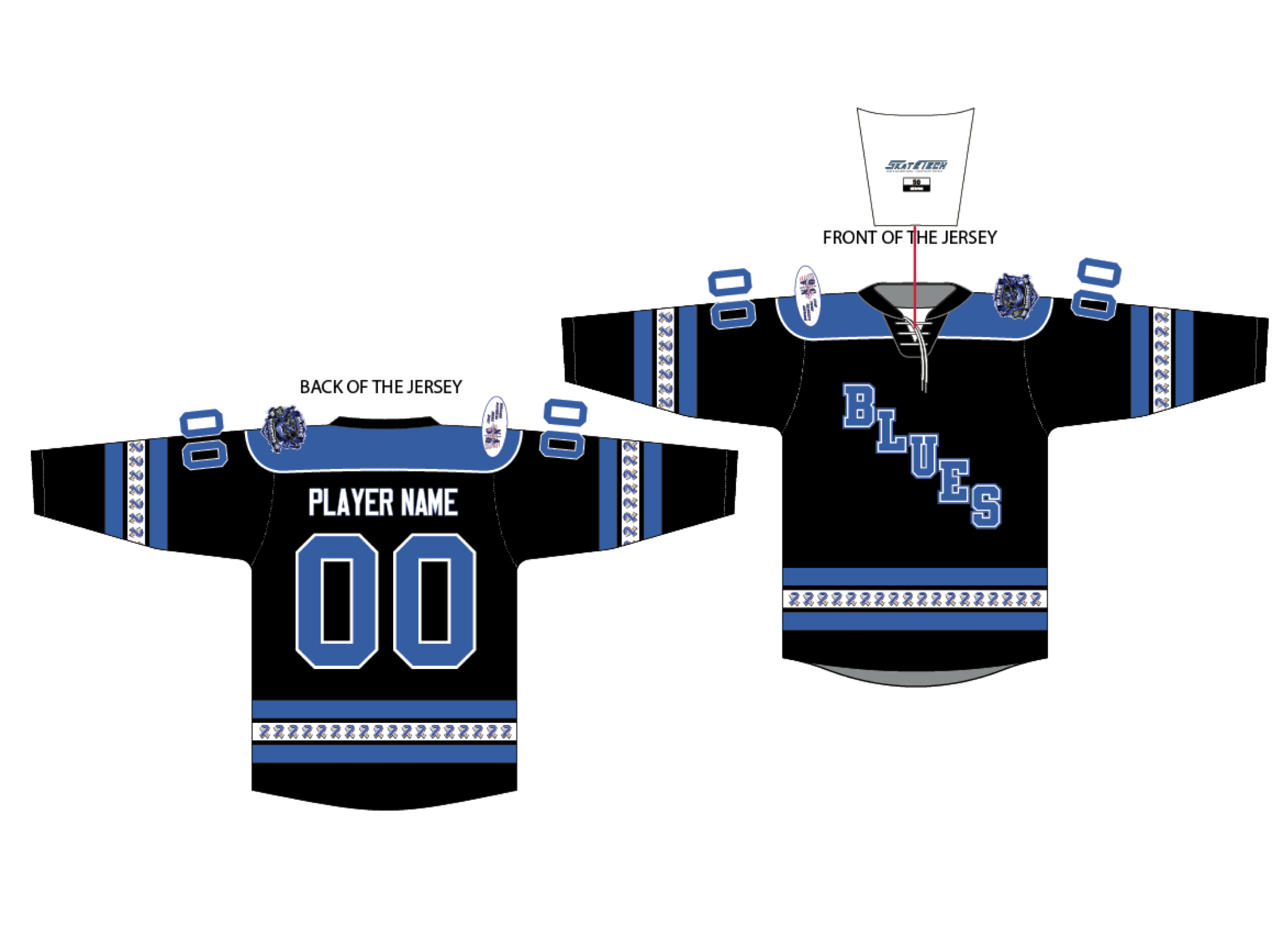 Quad City Blues Diabetes Awareness Jersey 1 Quad City Blues Diabetes Awareness Jersey